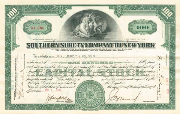 Southern Surety Co. of New York